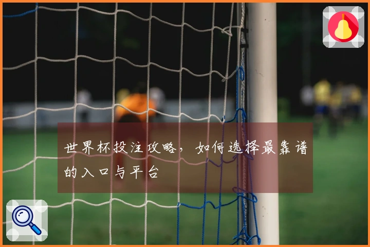 世界杯投注攻略，如何选择最靠谱的入口与平台
